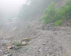 Landslides obstruct highways in Chitwan, Palpa